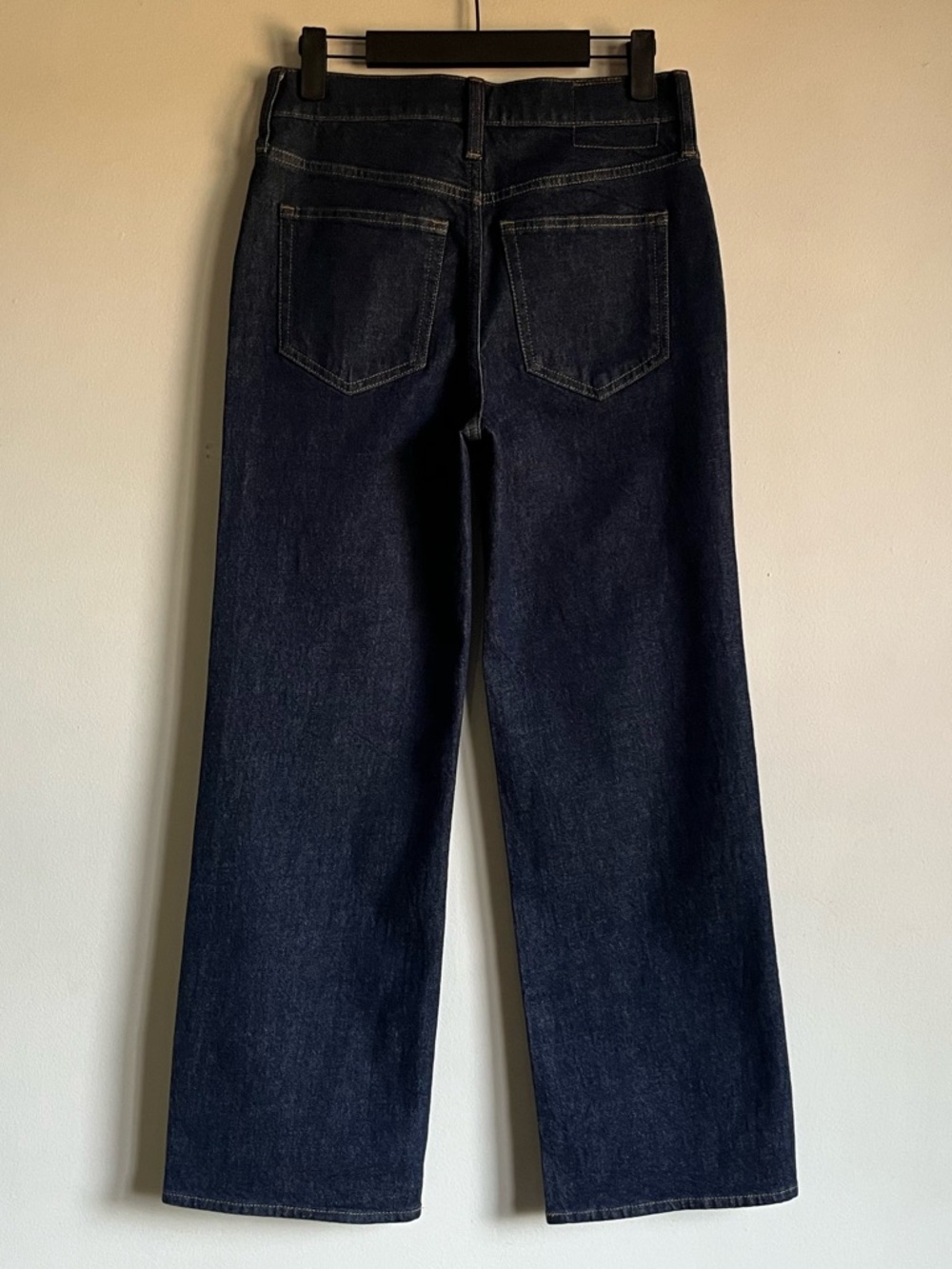 NWT JCrew Slim Wide Leg Jean 24 Crop 24P Resin Rinse Dark Denim $148 CC580 - Picture 6 of 15